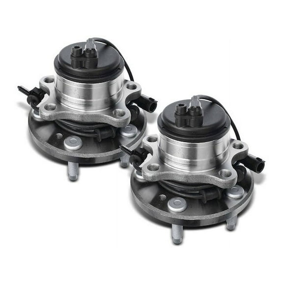 Wheel Hub Assembly Set 2 - Compatible with 2000 - 2006 Lincoln LS 2001 2002 2003 2004 2005