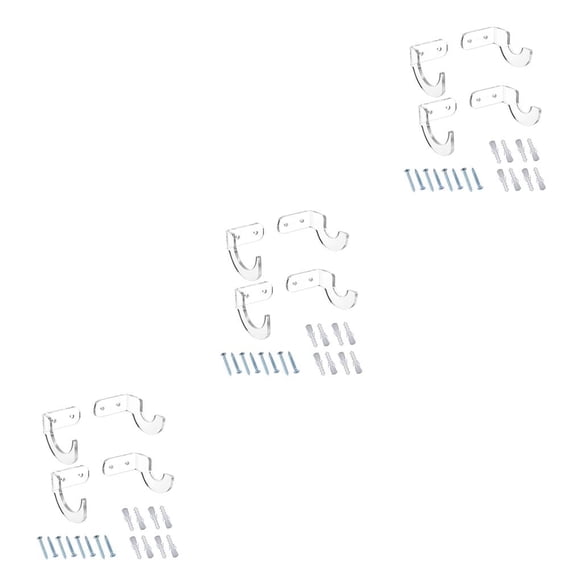 Wosthever 2 pares de soportes para bate de béisbol, estante organizador Horizontal para bates de softbol, tienda para el hogar, accesorios Type1 NO1 Wosthever CBP213476
