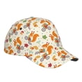 thumbnail image 3 of Daiia Forest Squirrel print Baseball Cap Men Women Golf Dad Hat Adjustable Original Classic Low Profile Hat Unconstructed Plain Cap, 3 of 9