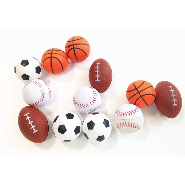 dazzling toys Mini Sports Balls Set of 12 Sports Balls for Kids