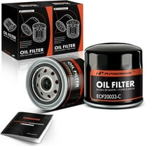 A-Premium 2-PC 10K Miles Protection Spin On Oil Filter Compatible with Ford & Chevrolet HD & Cadillac & Jeep & Mazda & Dodge & Cadillac & Lincoln & Chrysler & Ram & Land Rover & Mazda & Mercury & Ram