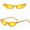 Yellow, variant on YWDJ Sunglasses Womens Women Vintage Cat Eye Sunglasses Retro Small Frame UV400 Eyewear Fashion Ladies Yellow