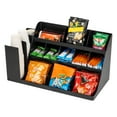 thumbnail image 6 of Mind Reader Cup and Condiment Station, Countertop Organizer, Coffee Bar, Kitchen, Stirrers, Black, 6 of 7