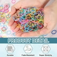 thumbnail image 3 of Uxcell 1800 Pcs Loom Rubber Bands Kit with 75 Pcs S-Clips 3-Hooks Light Brown, 3 of 6