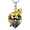 Black, variant on Tiger Necklace 925 Sterling Silver Cute Tiger Holding Heart Shaped Crystal Pendant Necklace for Women