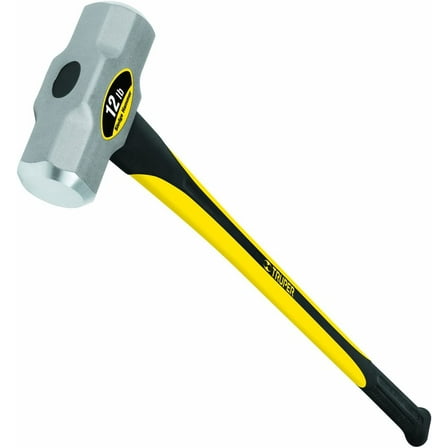 Truper 30931 36-Inch Sledge Hammer with Fiberglass Handle with Rubber Grip, 12-Pound