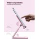 thumbnail image 5 of Rosa-(110*80*28MM)Soporte para teléfono ajustable, base para teléfono - Base de soporte plegable para iPhone 14 Pro Max Plus, 13/12/11 Pro Max Mini, XS Max XR X 8 7 6S, Samsung S10 S9, Huawei, d otros, 5 of 5