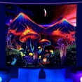 thumbnail image 1 of Tapiz Fluorescente Alfombra Pared Con Setas para 230x150cm, 1 of 9