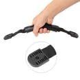 thumbnail image 4 of Unique Bargains 2Pcs 10.62 Inch Universal Rubber Carry Grab Handle with Single Hole Round Base, 4 of 6