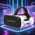 thumbnail image 6 of VR Headset with Game Controller 2pcs Set, Qianhuan Magic Mirror VR with Built-in 3D Earphones, Lightweight Adjustable, Immersive Gaming Movie Home Theater, Ideal Easter Gift, 6 of 11