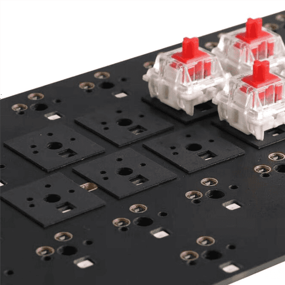 240Pcs Mechanical Keyboard Switch Sticker Noise Dampener Foam Sound Reduction Insulation Film for Switch Stabilizer, A