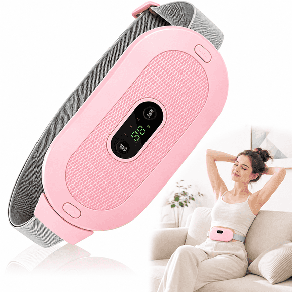 Pastsky Heating Pad for Period Cramps, Cordless Waist Heating Pad, Rechargeable Warm Belt for Women Girls