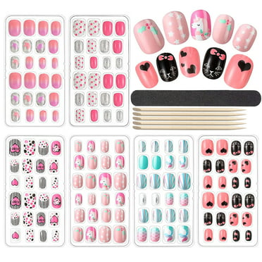 Expressions Girl Days Of The Week Press On Nails, 84 Ct - Walmart.com