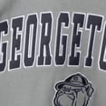 thumbnail image 4 of Men's Colosseum Gray Georgetown Hoyas Arch & Logo Crew Neck Sweatshirt, 4 of 4