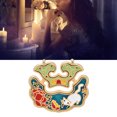thumbnail image 4 of Colorful Craft Lock Pendant, Peace Lock Pendant Modern Chinese Ethnic Style Simple  For Weddings For Daily Wear White Cat Lock, 4 of 8