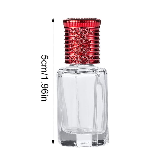 3ml Mini Empty Glass Roller Ball Bottle Refillable for Essential Oils Perfume Travel Cosmetic Container Durable Portable