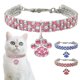 thumbnail image 4 of Uds. Collar para perro con diamantes de imitación de 20cm, Collar ajustable para mascota de cristal, 4 of 5