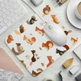 thumbnail image 2 of Squirrel Desk Pad Mouse Mat Desk Mat - Square 8.3x9.8 Inch Non-Slip Rubber Bottom Printed, Suitable for Office and Gaming, 2 of 6