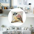thumbnail image 5 of Retro Words with Inspirational Quote Throw Pillow Covers Art Cute Animal Series Pattern Cushion Cover Home Decor, 5 of 7