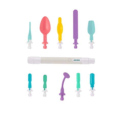 TalkTools Sensi Kit d'Intégration Sensorielle avec les 10 Embouts Sensoriels les Plus Populaires et Pochette de Rangement Réutilisable