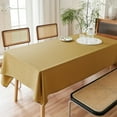 thumbnail image 2 of Textured Tablecloth Rectangle 60x84 Water Resistant Spill-Proof Wipeable Table Cloth Wrinkle Free Fabric Dining Table Cover for Birthday Party Farmhouse Spring kitchen Tablecloths, 2 of 6