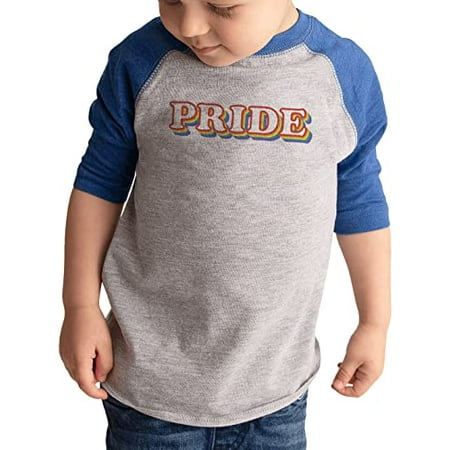 

7 ate 9 Apparel Kids Pride Shirts - Pride Rainbow Blue Shirt 2T