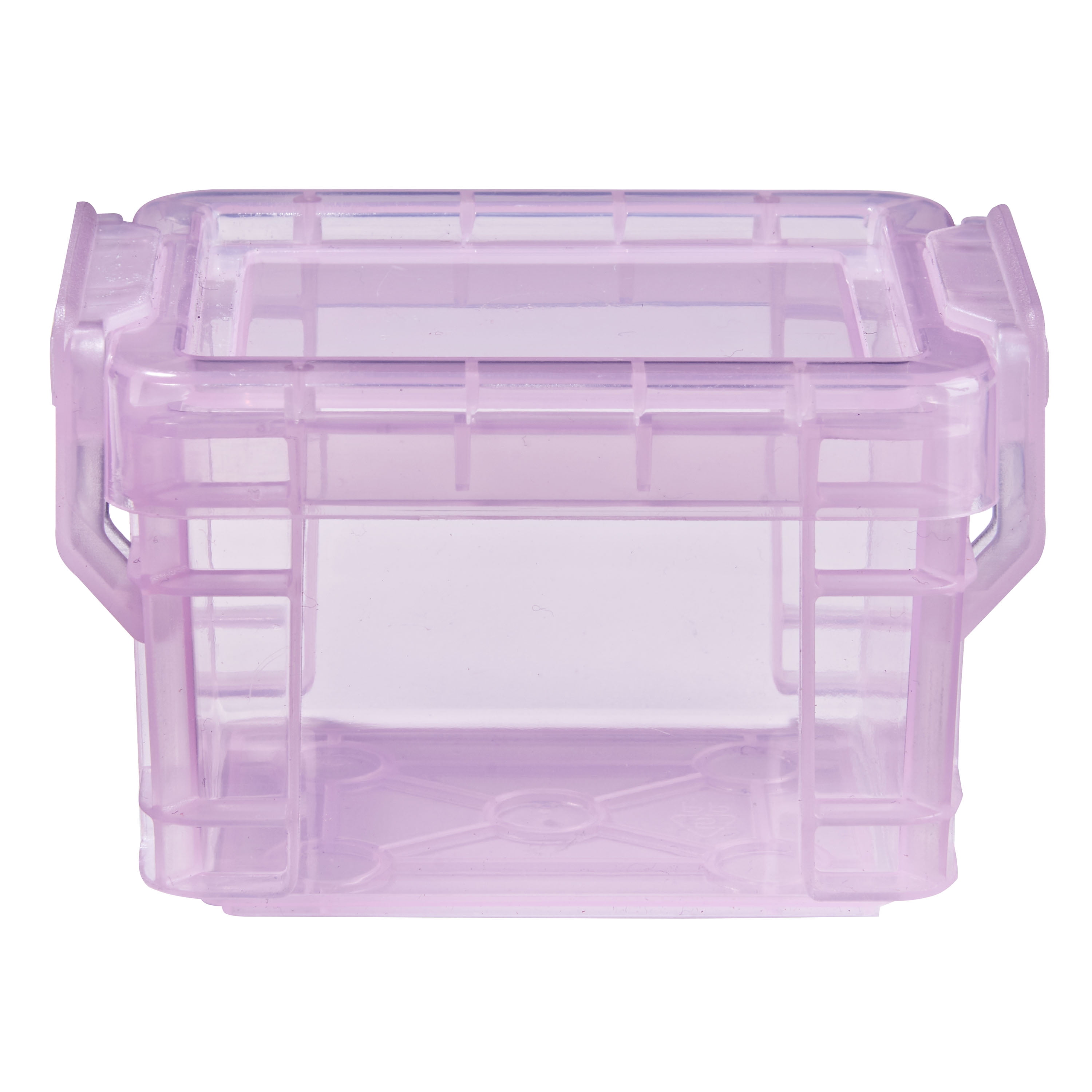 Pen+Gear Plastic Pixie Storage Box for Home Office, Purple