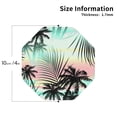 thumbnail image 3 of Disketp Tropical Summer Palm Funny Coasters,6 Pcs Leather Coasters With Holder, Perfect Housewarming Hostess Gifts,Protect Furniture From Water Marks Scratch And Damage, 3 of 9