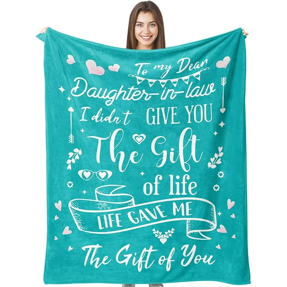 MMYGU Unique Gifts for Future Daughter in Law Birthday Gifts for Daughter in Law Blanket 30x40in