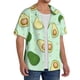 thumbnail image 2 of Fotbe Avocado Camisa Estampada de Manga Corta para Hombre, Casual de Verano, Estilo Playero, Sin Arrugas-Small, 2 of 5