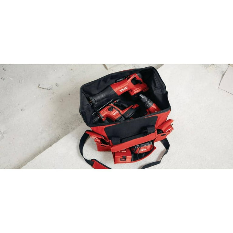 14.2 in. Large Soft Tool Bag in Red 14.2 in. Large Soft Tool Bag in Red