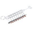 thumbnail image 1 of Tholdsy Hebilla de anillo de solución intelectual a prueba de óxido 9 anillos enlazados rompecabezas juguetes antiestrés para niños primer Juguetes Primer orden, 1 of 6