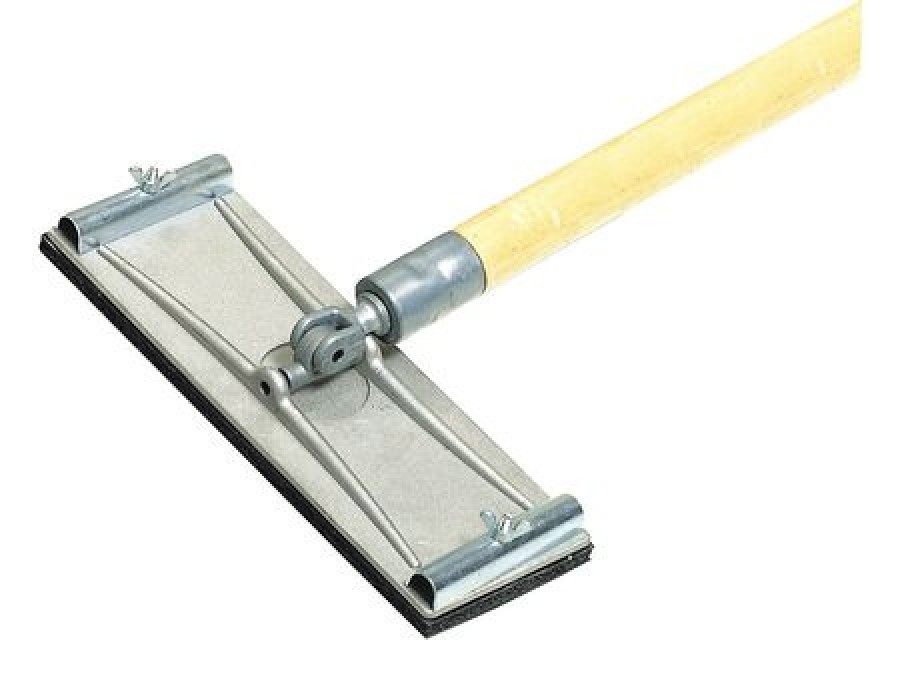 WESTWARD 13P490 Pole Sander w/Wood Pole,9 x 31/4 In