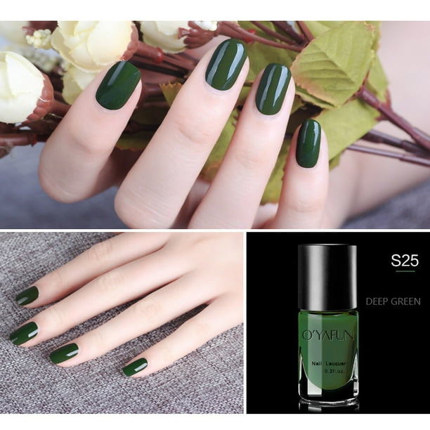 Esmalte de uñas nude, descascarillable, de secado rápido y sin horneado, 8 ml por uña.