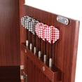 thumbnail image 4 of Armoire Outlaw pour jeu de fléchettes – fini merisier, 4 of 4