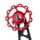 thumbnail image 5 of Bicicleta de una sola velocidad Sunnimix Convertidor de platos oval negro + rojo, 5 of 8