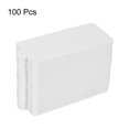 thumbnail image 3 of Uxcell 100pcs Mini Cake Boards, Mousse Cake Cardboards Rectangle Cupcake Bases (White), 3 of 5