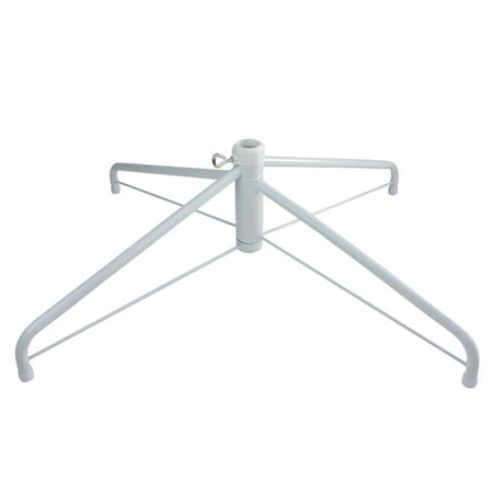White Metal Christmas Tree Stand for 9'-10' Artificial