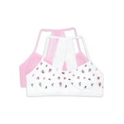 Wonder Nation Girls Lace Bralette, 2-Pack, Sizes S-XXL