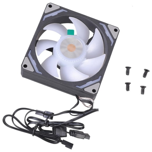Yammee 90mm 9025 CPU Fan Quiet Operate ARGB LED PWM Fan Enhances PC Cooling Easy Installation