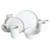 Gap Home 16-Piece Round White Stoneware Dinnerware Set