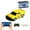 Yellow & Black, variant on 1:43 Scale Alloy RC Racing Car, High Speed Mini Remote Control Car with Mobile App Control, 2.4G Dual Mode Car Model with LED Lights