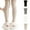 Beige, variant on Girls' Tights Knit Footless Tights Winter Warm Leggings Stockings for School Daily Size 3T-15, Black