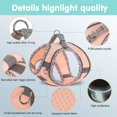 thumbnail image 3 of Dog Harness and Leash Set, No Pull Pet Harness for Small Dogs Easy Walking,Soft Breathable Small Dog Harness,Adjustable Reflective Step in Vest Harness for Puppy,Kitten, Cats, 3 of 7