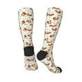 thumbnail image 4 of Balery Squirrel Playing Printed Novelty Socks Men's Women's Crew Socks Sports Socks Knee High Socks Cotton Socks Quirky and Cool Socks, 4 of 9