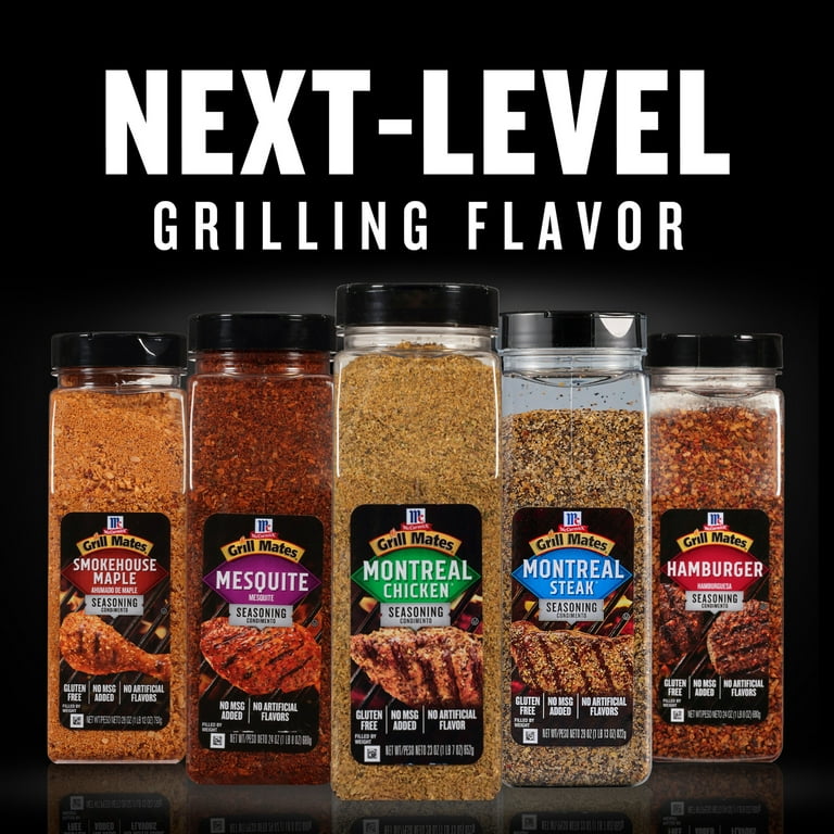 McCormick Montreal Chicken Seasoning Rub, Garlic Mix for Meat