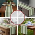 thumbnail image 6 of Sage Green Ombre Table Runner 90 Inches Long,Modern Abstract Art Farmhouse Gradient Cotton Linen Table Runners Dresser Scarves,Decorative Tabletop Scarf Furniture Cover for Home Dinner Party 13"x90", 6 of 8