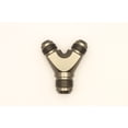 thumbnail image 3 of DeatschWerks 8AN Male Flare + 8AN Male Flare to 10AN Male Flare Y Block Fitting, 3 of 4