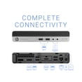 thumbnail image 3 of HP ProDesk 400 G5 Mini PC, Intel Core i5-9500T Upto 3.7GHz, 32GB RAM, 1TB NVMe SSD, HDMI, DisplayPort, Wi-Fi, Bluetooth, Windows 10 Pro, 3 of 7