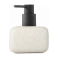 thumbnail image 2 of Botella de loción de cerámica blanca - Contenedor vacío recargable for champú, gel de ducha y desinfectante de manos - Elegante accesorio de baño, 2 of 2